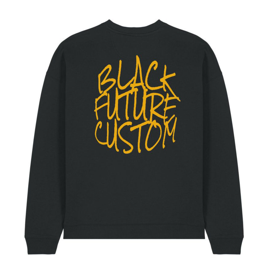 SWEAT- SKULL VISION - BLACK FUTURE CUSTOM