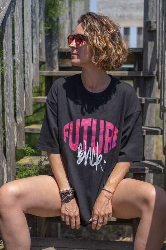 T-SHIRT OVERSIZE “BLACK FUTURE 90S EDITION” - BLACK FUTURE CUSTOM