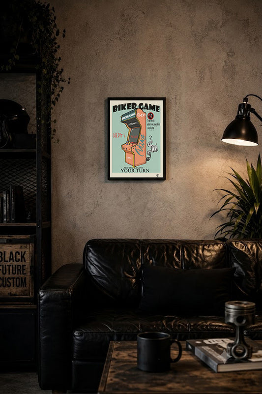 Affiche A4 — Biker Game