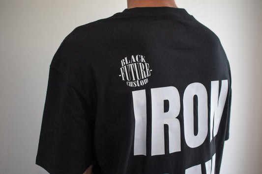 IRON DAY-T-shirt oversize noir - BLACK FUTURE CUSTOM