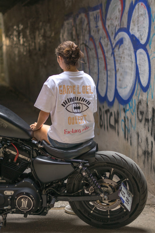 OEIL-T-shirt oversize NOIR - BLACK FUTURE CUSTOM