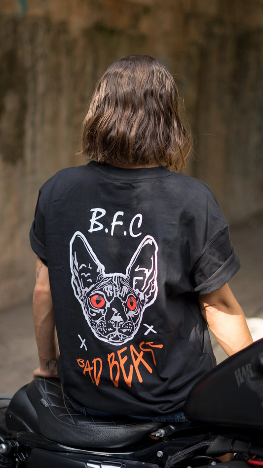 BAD BEAST- T-Shirt oversize noir - BLACK FUTURE CUSTOM