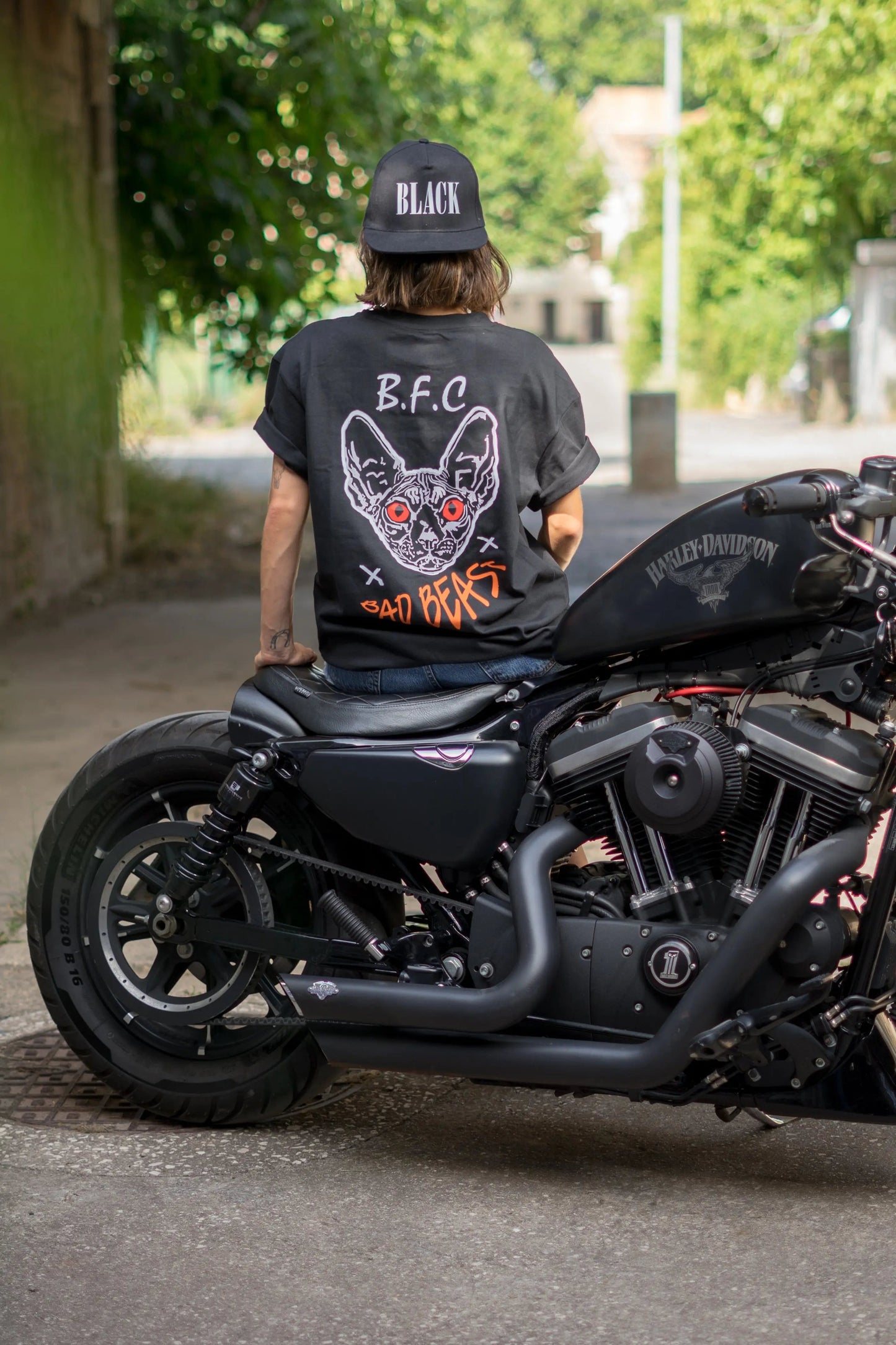 BAD BEAST- T-Shirt oversize noir - BLACK FUTURE CUSTOM