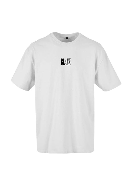 IRON DAY-T-shirt oversize blanc et rouge - BLACK FUTURE CUSTOM