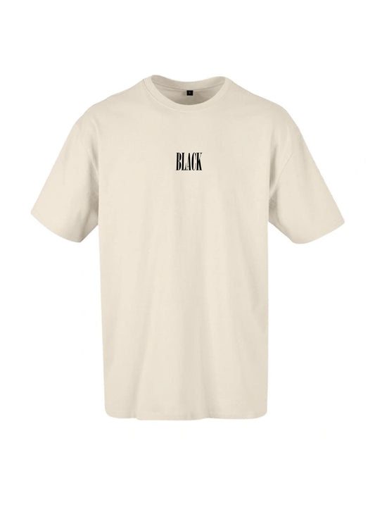 FORTY-EIGHT GANG -T-shirt oversize beige/rose - BLACK FUTURE CUSTOM