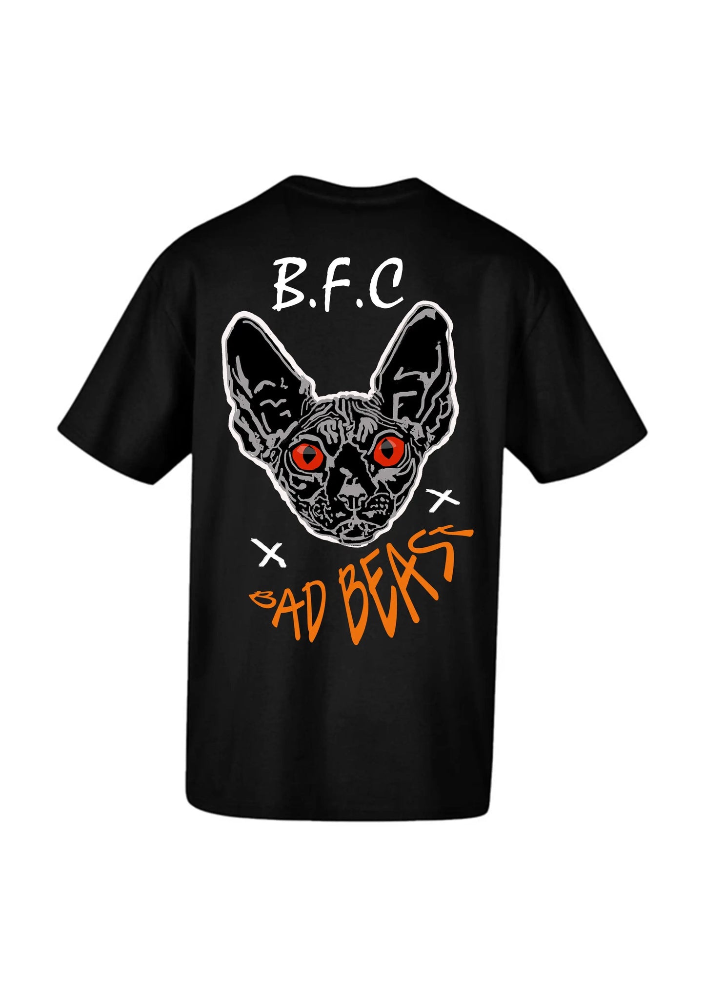 BAD BEAST- T-Shirt oversize noir - BLACK FUTURE CUSTOM