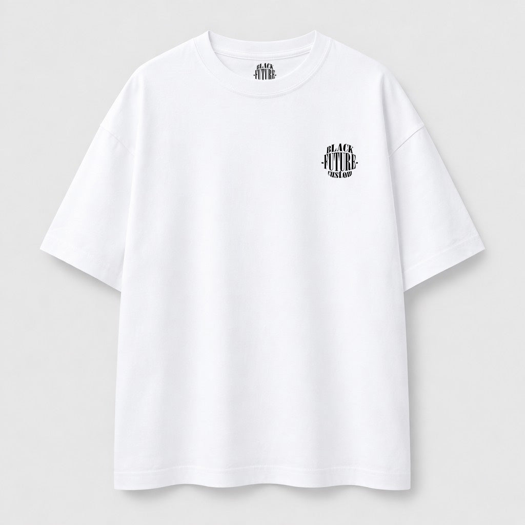 BAD RED BEAST- T-Shirt oversize noir - BLACK FUTURE CUSTOM