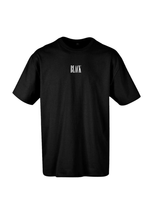 FORTY-EIGHT GANG -T-shirt oversize noir /rose - BLACK FUTURE CUSTOM