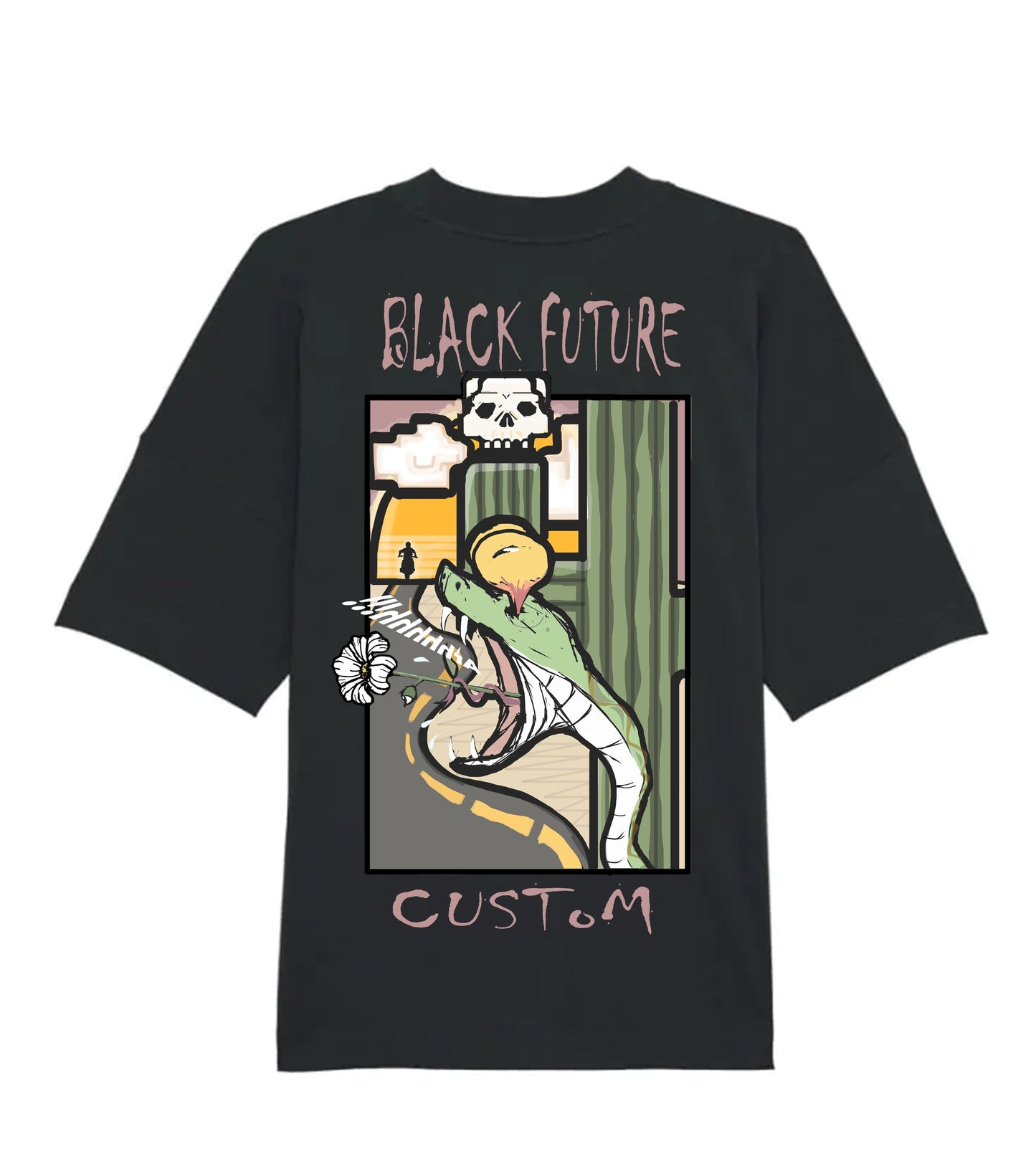 Fleur Maudite – Oversize Tee (Édition Limitée)