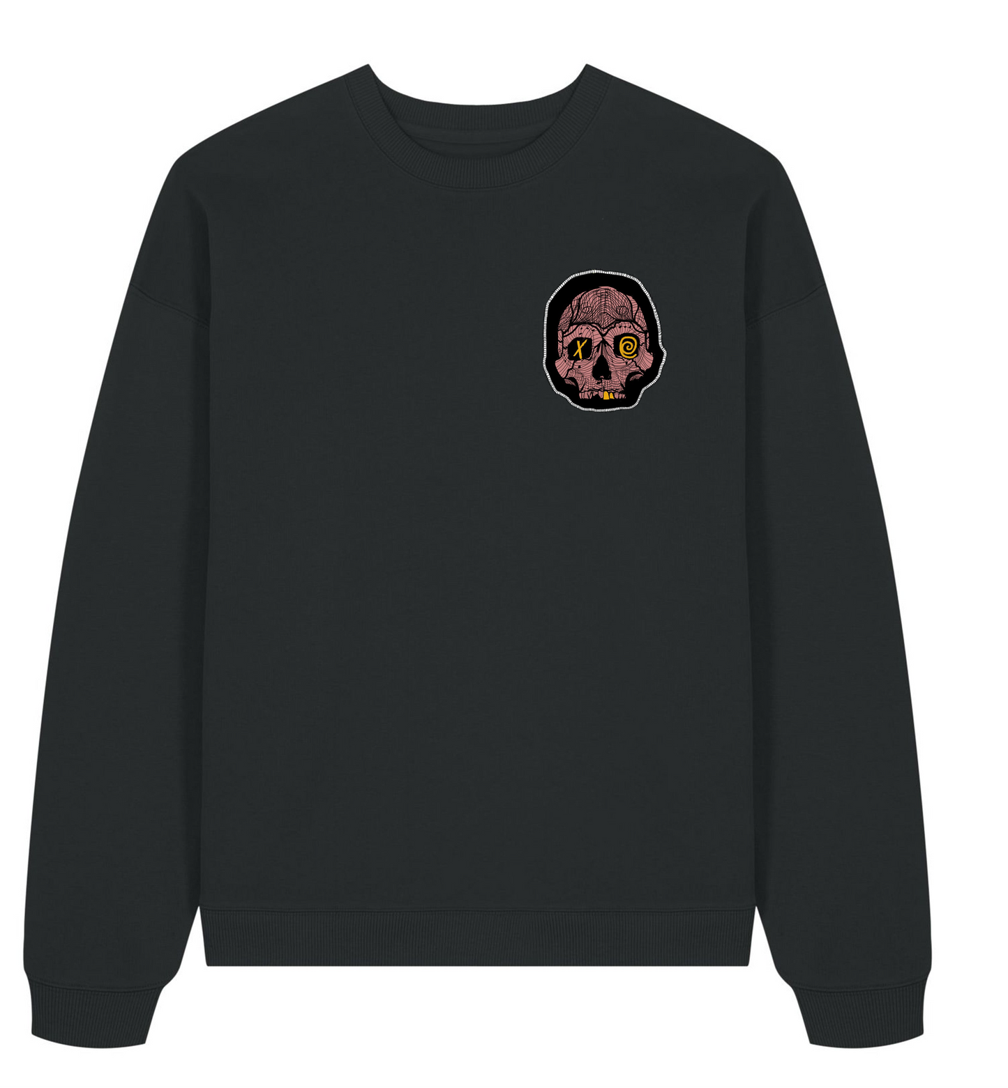 SWEAT- SKULL VISION - BLACK FUTURE CUSTOM 