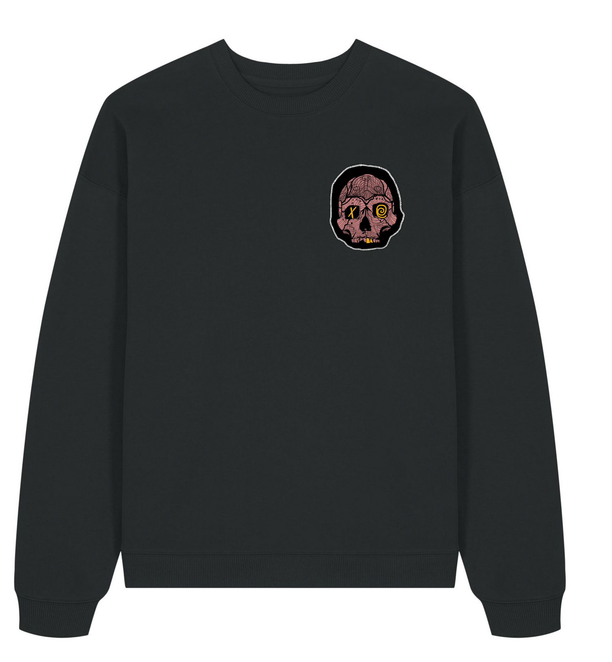 SWEAT- SKULL VISION - BLACK FUTURE CUSTOM 