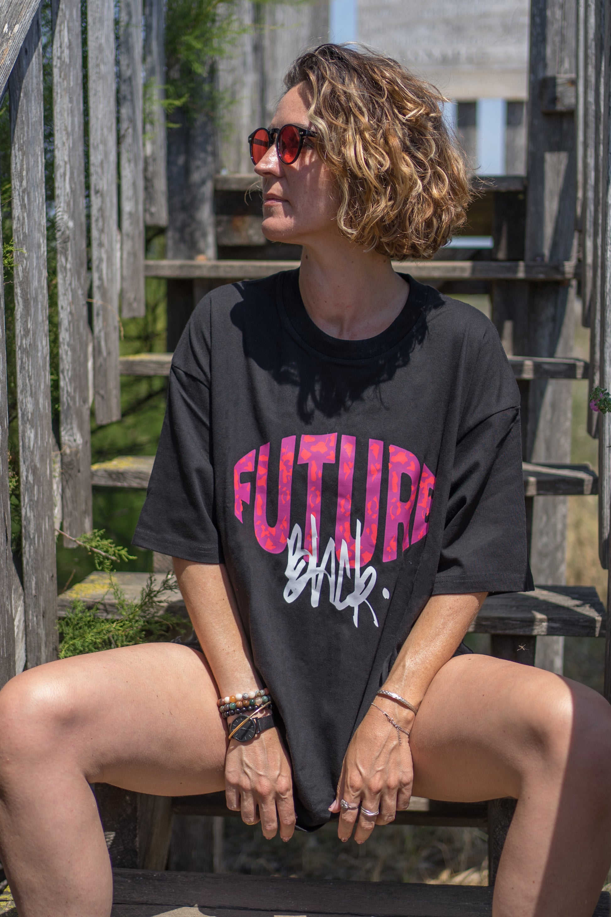 T-SHIRT OVERSIZE “BLACK FUTURE 90S EDITION” - BLACK FUTURE CUSTOM 
