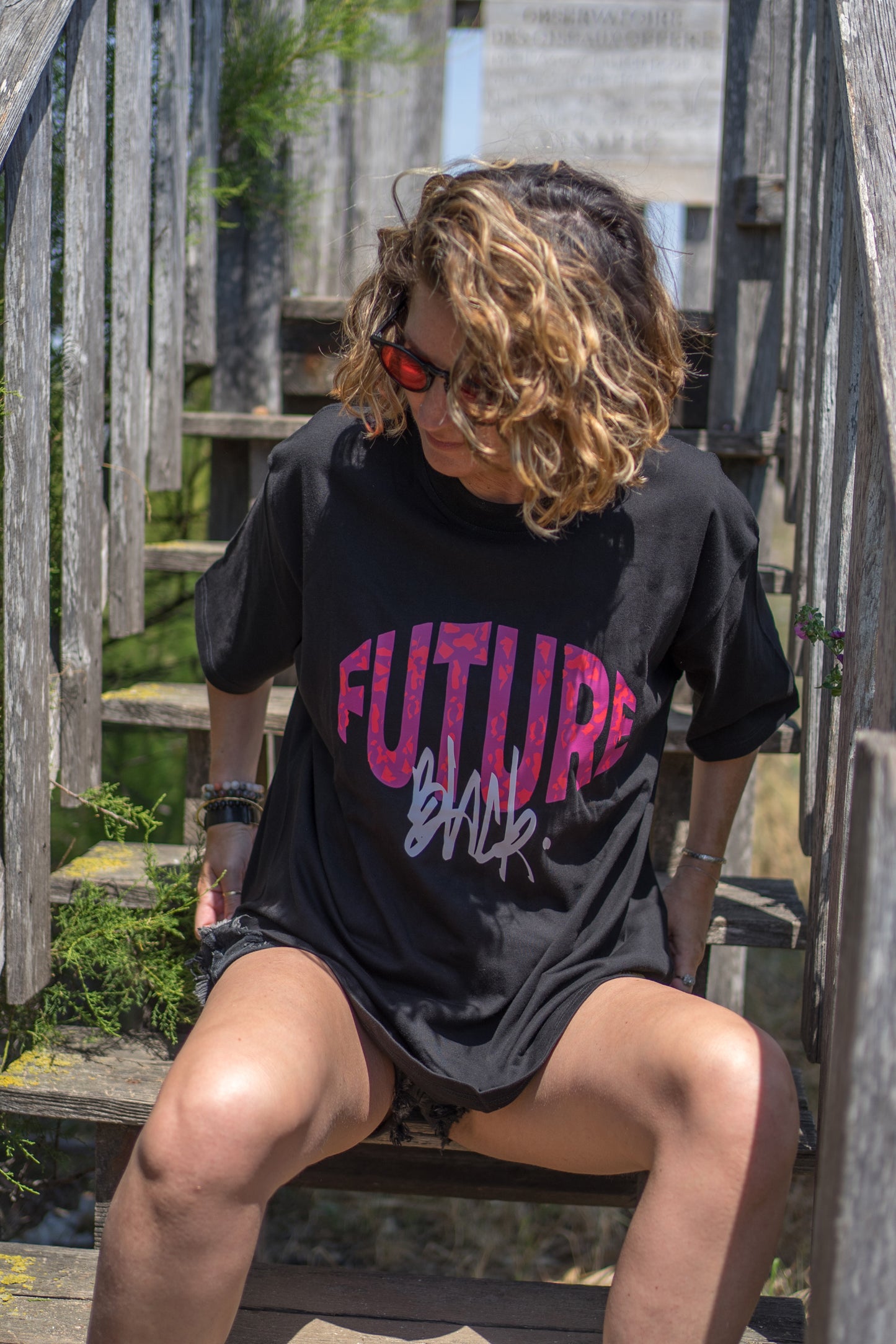 T-SHIRT OVERSIZE “BLACK FUTURE 90S EDITION” - BLACK FUTURE CUSTOM 