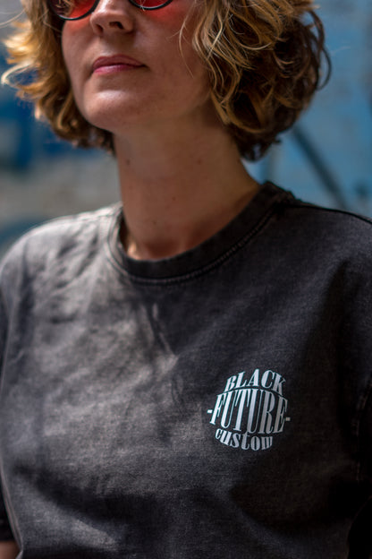 PEACE-T-shirt oversize délavé