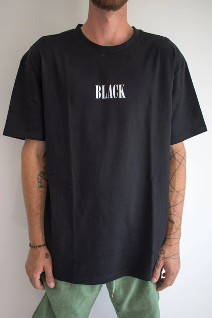 IRON DAY-T-shirt oversize noir - BLACK FUTURE CUSTOM 