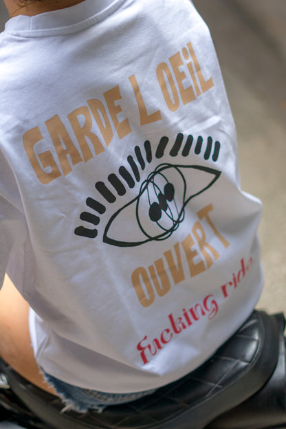 OEIL-T-shirt oversize NOIR - BLACK FUTURE CUSTOM 