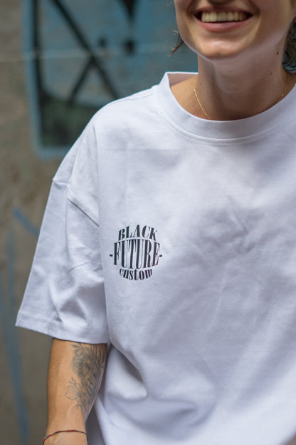 OEIL-T-shirt oversize NOIR - BLACK FUTURE CUSTOM 
