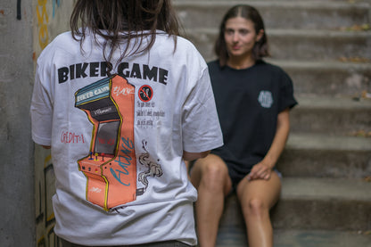 BIKER GAME-T-shirt oversize - BLACK FUTURE CUSTOM 