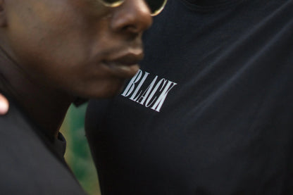 FORTY-EIGHT GANG -T-shirt oversize noir /rouge - BLACK FUTURE CUSTOM 