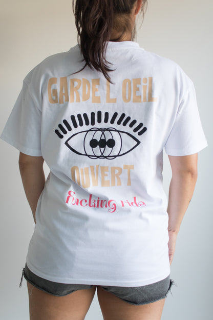 OEIL-T-shirt oversize NOIR - BLACK FUTURE CUSTOM 