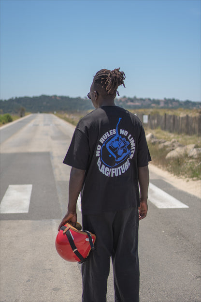 NO LIMITS-T-shirt oversize - BLACK FUTURE CUSTOM 