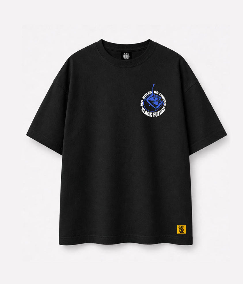 NO LIMITS-T-shirt oversize - BLACK FUTURE CUSTOM 