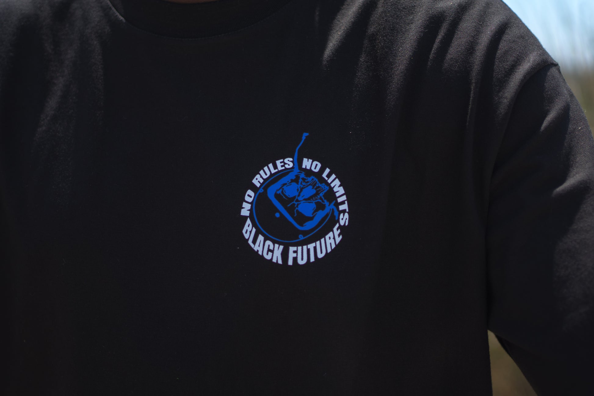 NO LIMITS-T-shirt oversize - BLACK FUTURE CUSTOM 