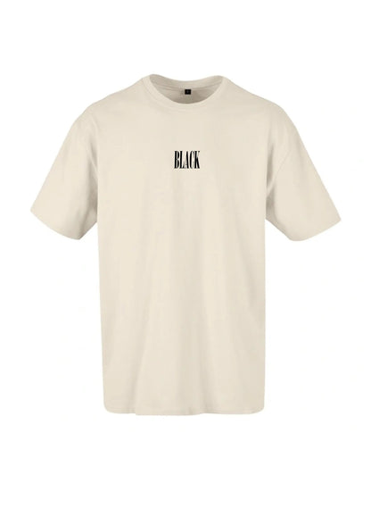 FORTY-EIGHT GANG -T-shirt oversize beige/rose - BLACK FUTURE CUSTOM 