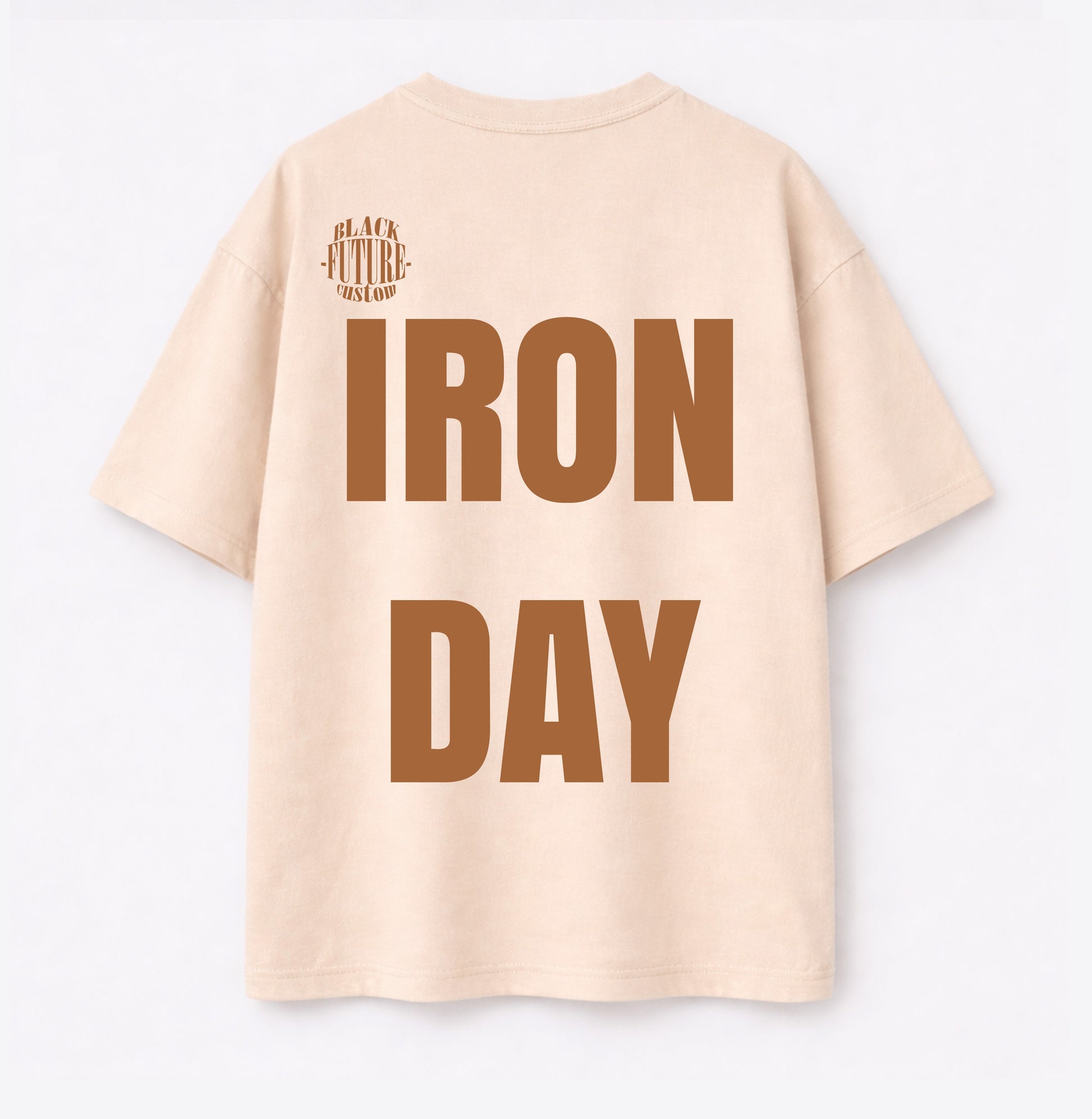IRON DAY-BOXY OVERSIZE - BLACK FUTURE CUSTOM 
