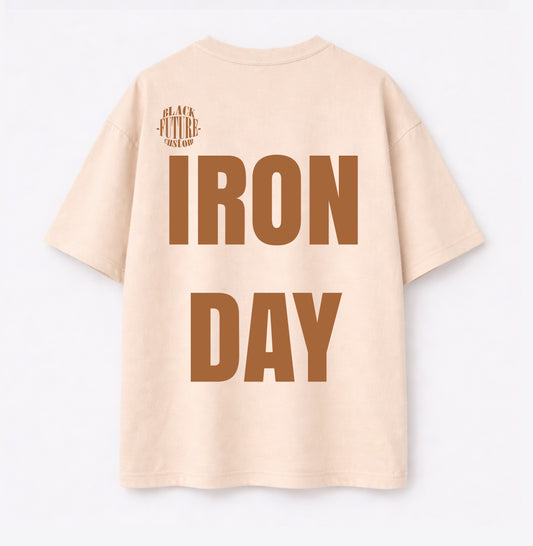 IRON DAY-BOXY OVERSIZE - BLACK FUTURE CUSTOM 