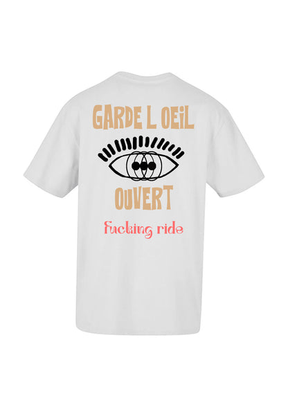 OEIL-T-shirt oversize NOIR - BLACK FUTURE CUSTOM 