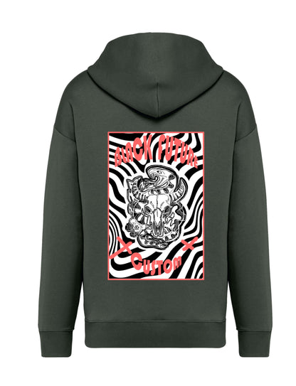 SWEAT OVERSIZE- CRANE VORTEX - BLACK FUTURE CUSTOM 