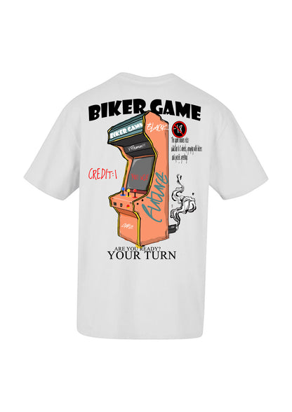 BIKER GAME-T-shirt oversize - BLACK FUTURE CUSTOM 
