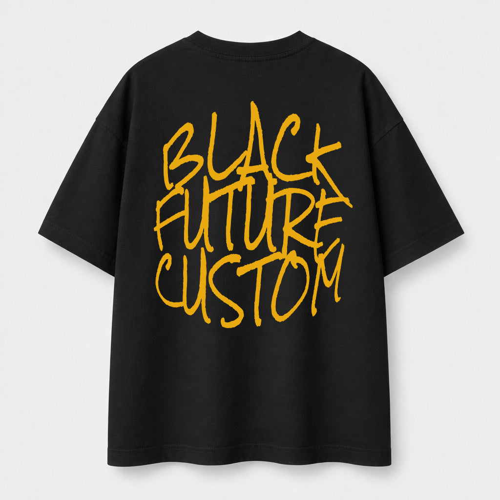 SKULL VISION-T-shirt oversize - BLACK FUTURE CUSTOM 