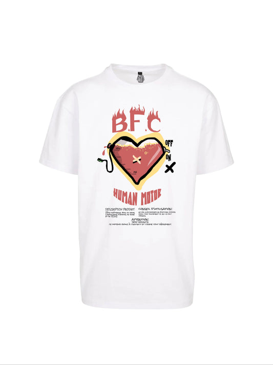 HUMAN MOTOR-T-shirt oversize - BLACK FUTURE CUSTOM 