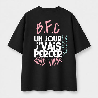 PERCER-T-shirt oversize - BLACK FUTURE CUSTOM 